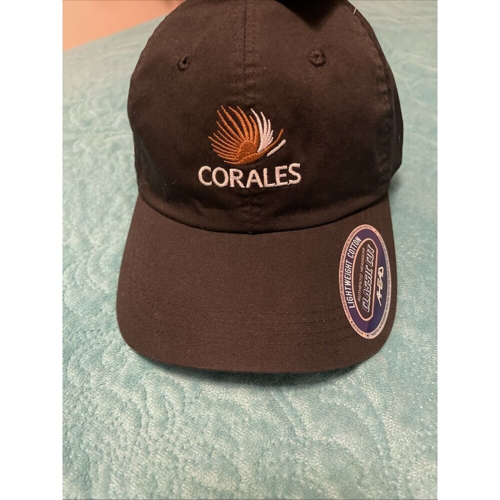 NWT Corales PGA Tour Black Cap By AHEAD - White & Gold Logo / R,W,&B PGA PATCH - Picture 5 of 16